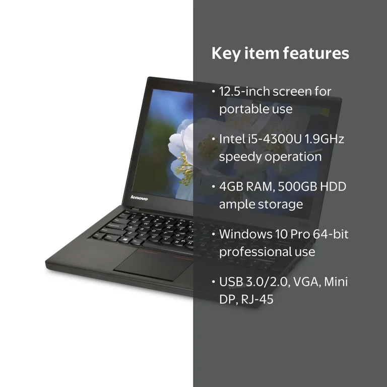 Restored LENOVO ThinkPad X240 12.5