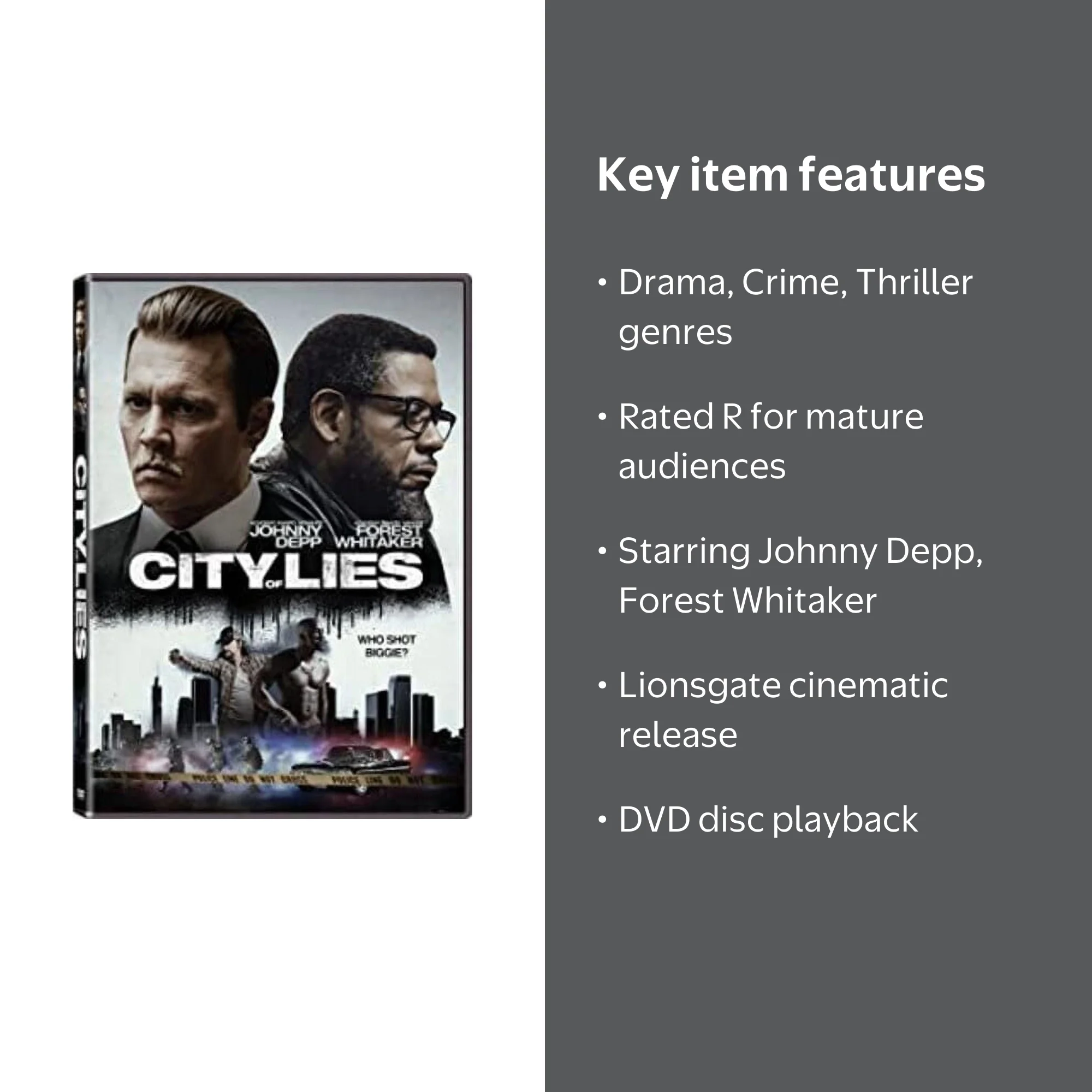 City of Lies (DVD) 