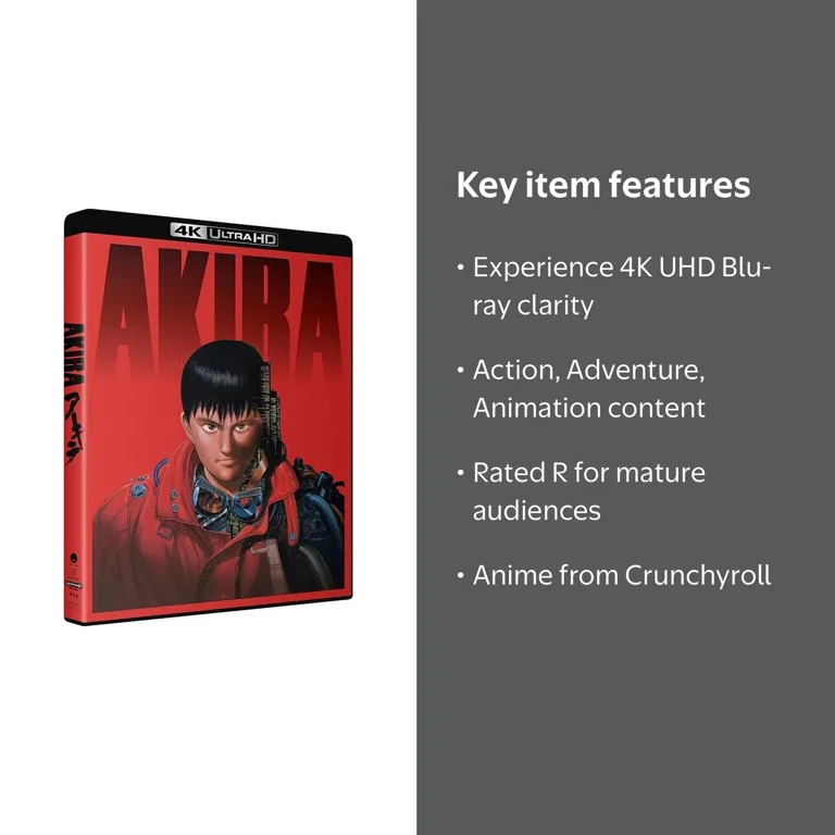 Sony Pictures Entertainment, Akira 4K Ultra HD + Blu-ray, Action