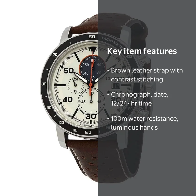 Citizen, Men's Watch, CA0649-06X, Light Brown Dial - Walmart.com