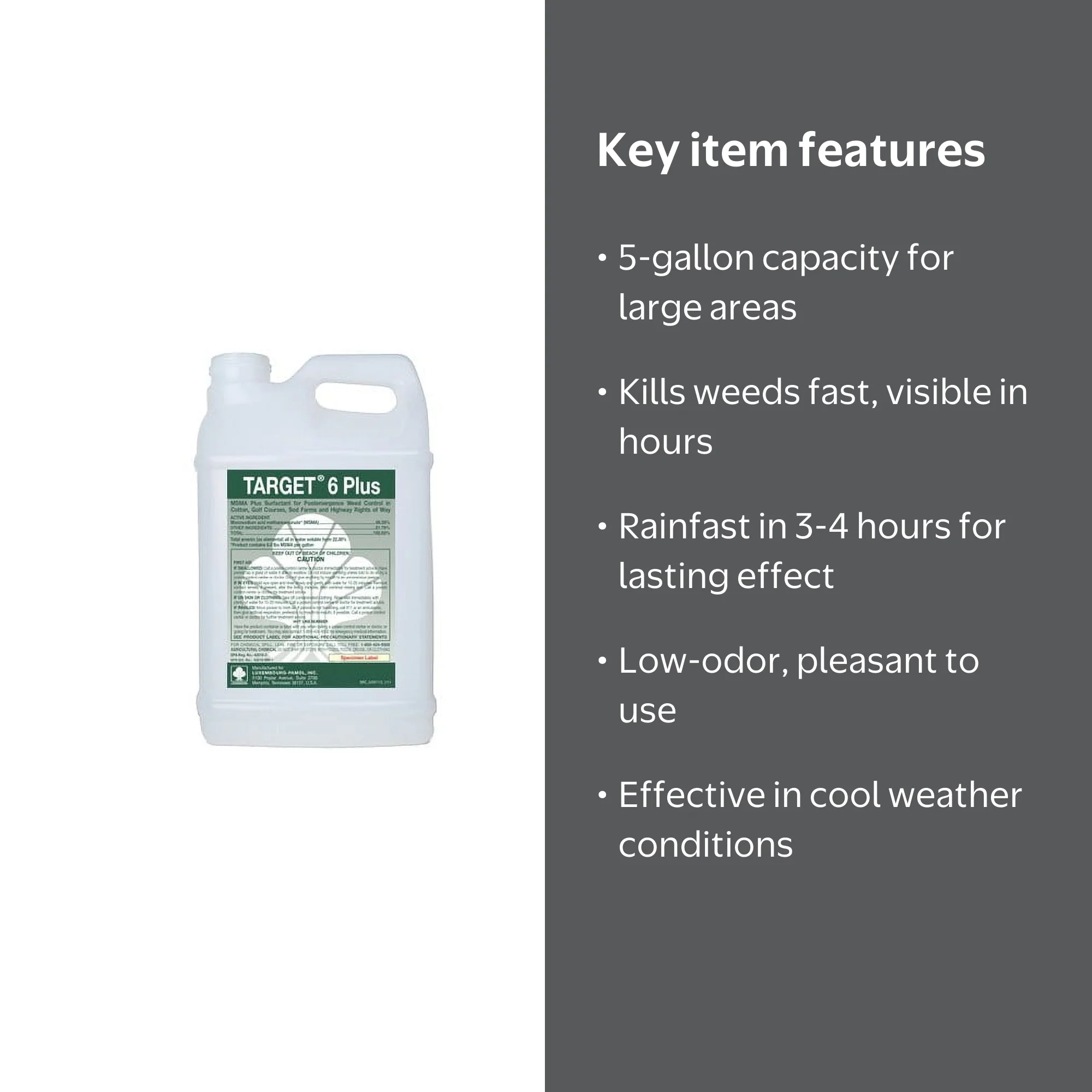 Target 6 Plus MSMA - 5 Gallons - Walmart.com