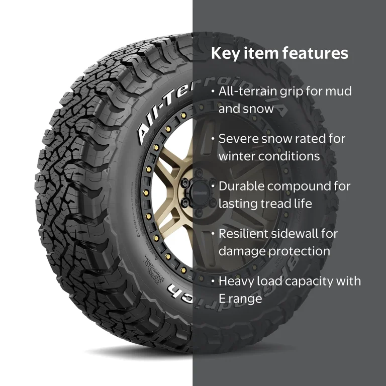 BFGoodrich, All-Terrain T/A KO3 Tire, LT265/75R16 123/120S E