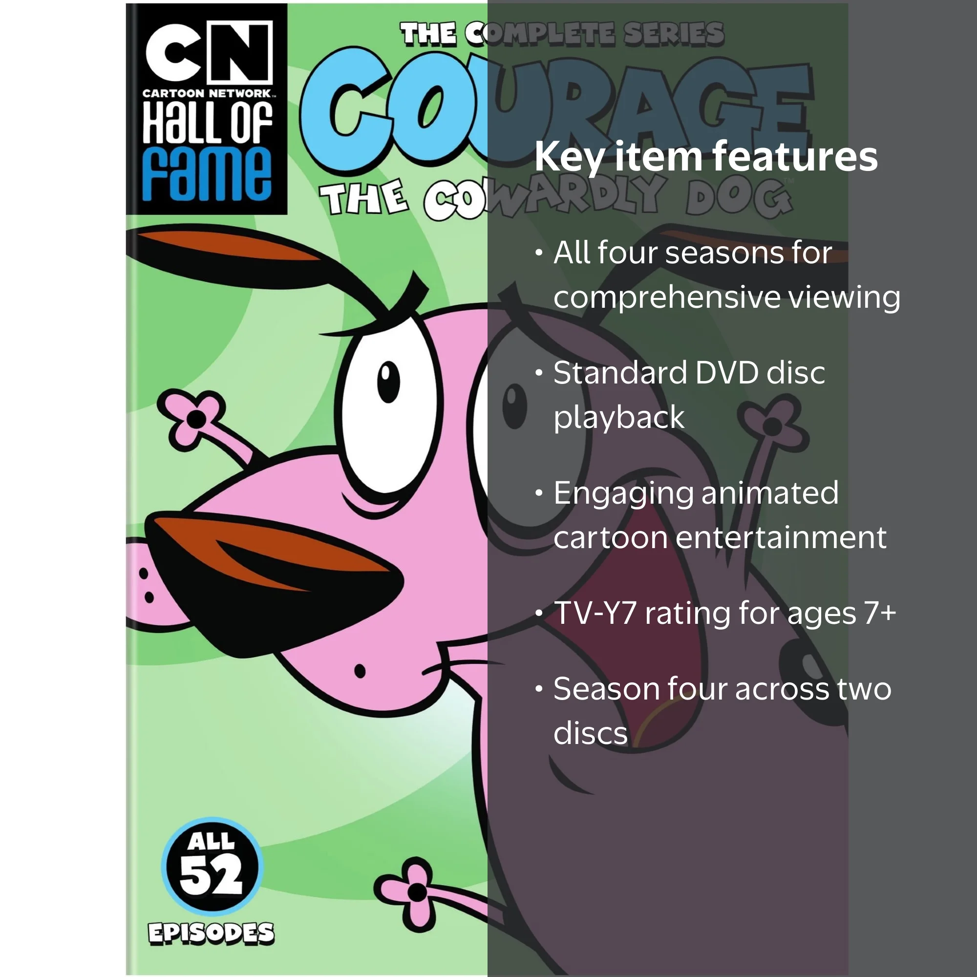 Warner Bros, Courage the Cowardly Dog The Complete Series DVD
