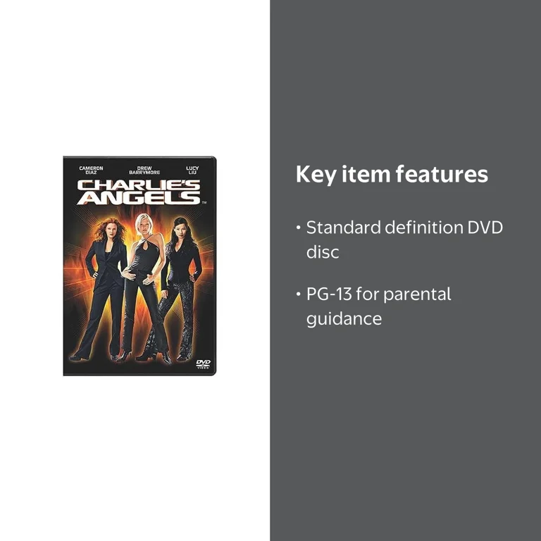 Sony Pictures Entertainment, DVD, New Charlie's Angels, PG-13