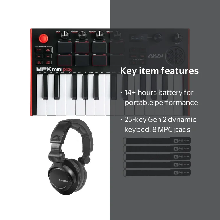 Akai Professional MPK Mini Play MK3: Portable MIDI Controller