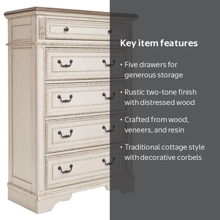 Signature Design by Ashley Realyn 5 Drawer 40
