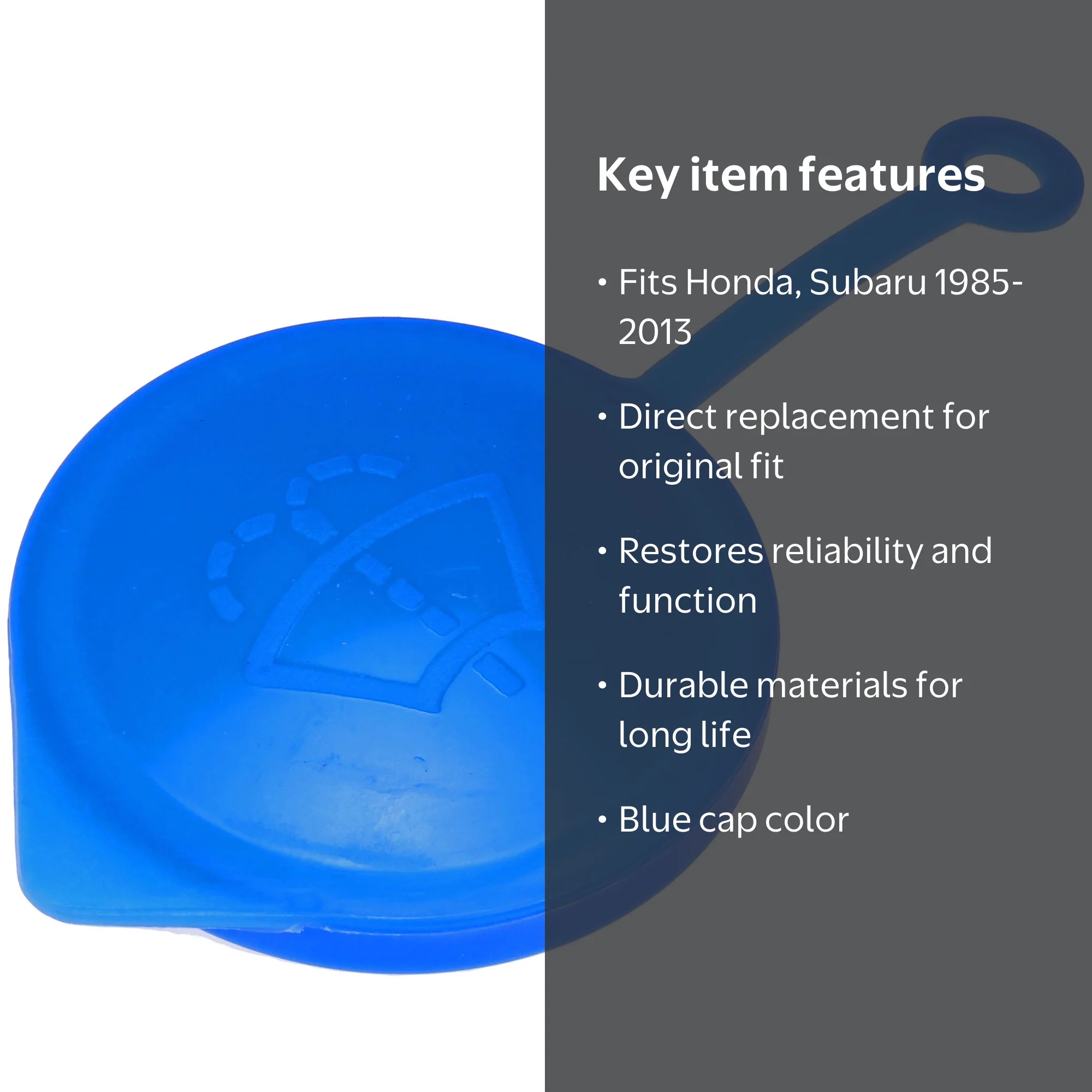 Dorman 54125 Washer Fluid Reservoir Cap for Specific Honda
