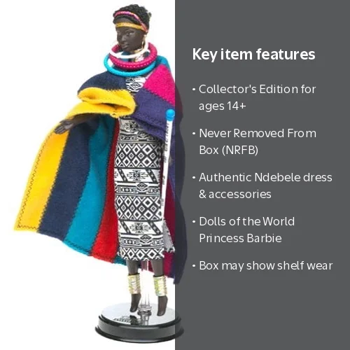 Dolls of the World: Princess of South Africa Barbie - Walmart.com