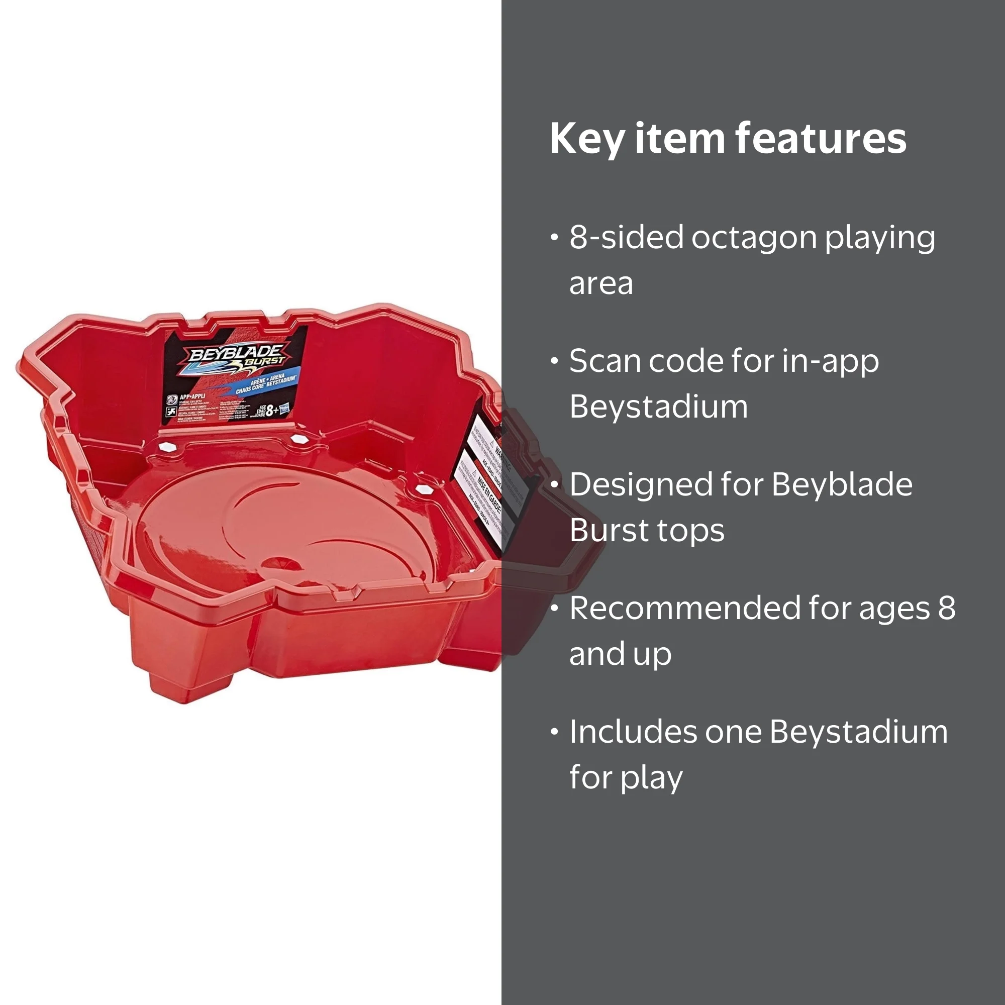 Beyblade, Beystadium, Chaos Core, 8-Sided Octagon Arena - Walmart.com