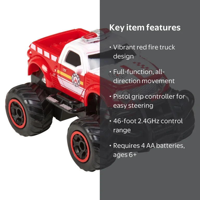 Adventure Force Radio Controlled Mini Truck Red - Walmart.com
