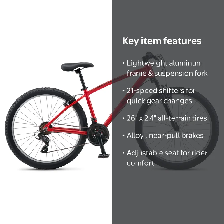 schwinn shimano bicycle Super Sport Vintage Road Bike, 57cm, Red Riding through your favorite park Schwinn Ranger 26" Adult Mountain