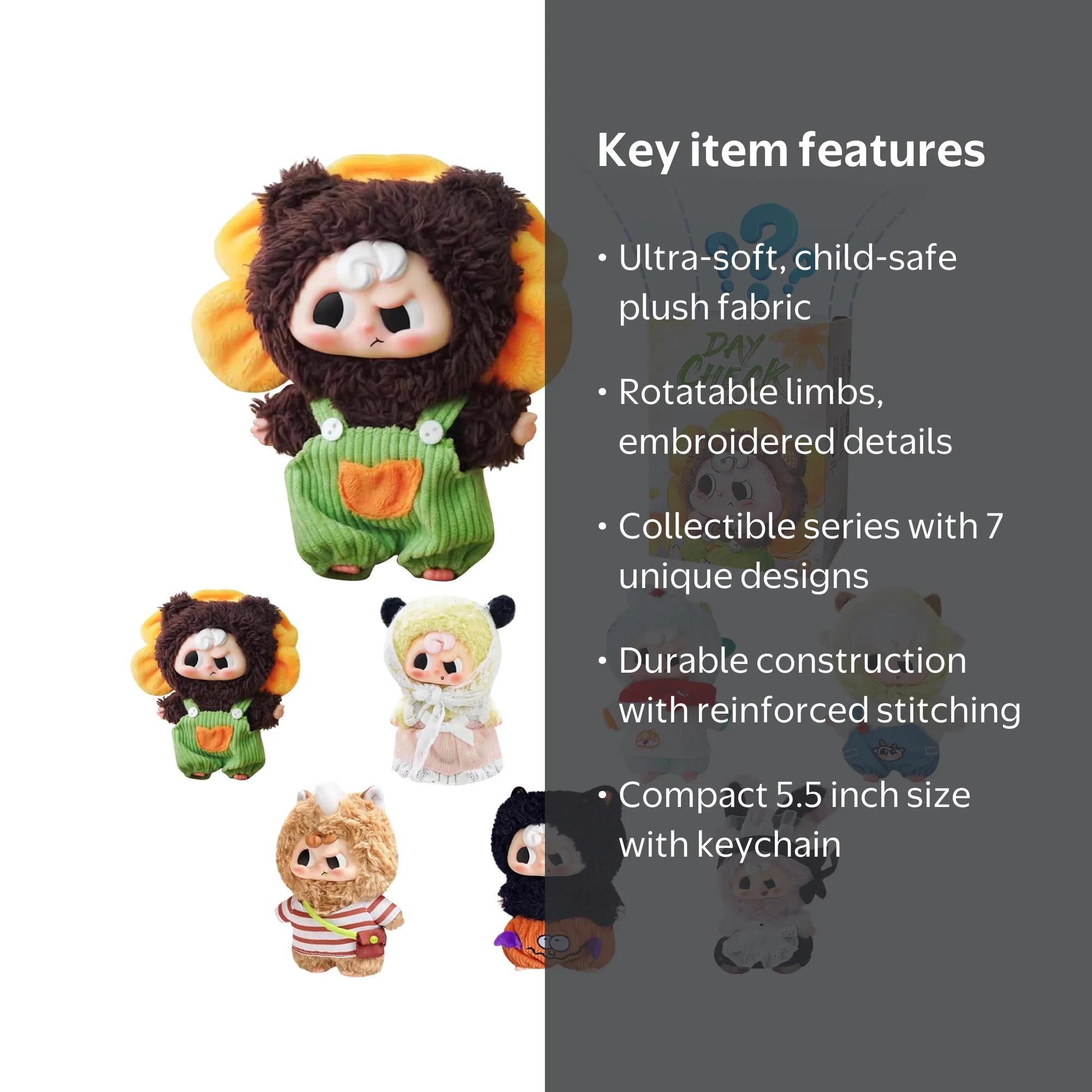 Pippy Daycheck Series Plush Blind Box 5.5