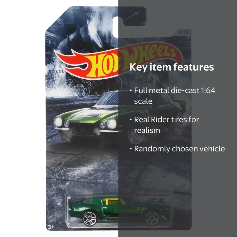Hot Wheels American Steel Assortment 1:64 Scale Die-Cast Cars