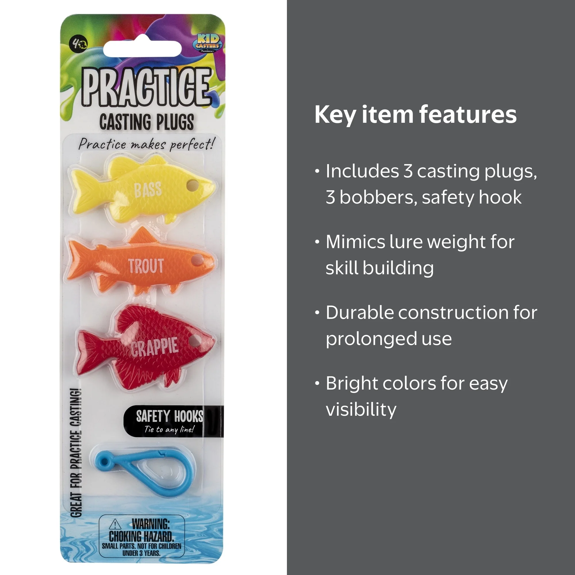 fishing casting practice lure Baits Spoonbrella Rigs The casting plugs are the perfect weight to make mastering a cast fun and exciting Lenwen 12 Pieces Fishing Practice