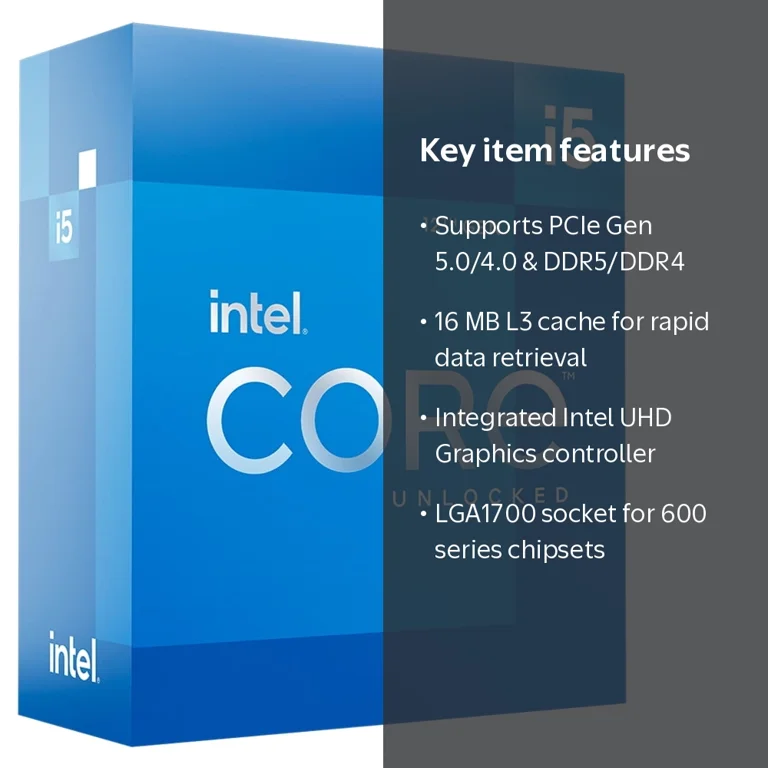 Intel Core I5-12600K LGA1700 10-Core 4.9Ghz Unlocked 600 Series