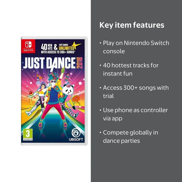 Just Dance 2018 [Nintendo Switch] - Walmart.com