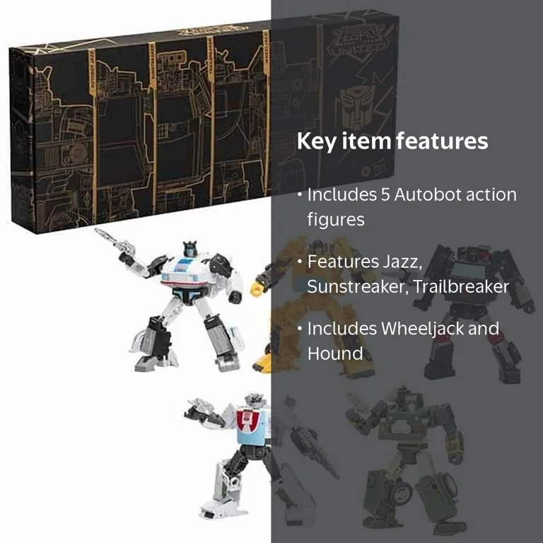 Transformers Generations Selects Legacy United 5-Pack by Hasbro