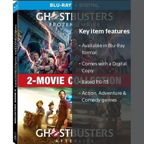 Sony Ghostbusters: Afterlife/Frozen Empire Blu-Ray + Digital Copy