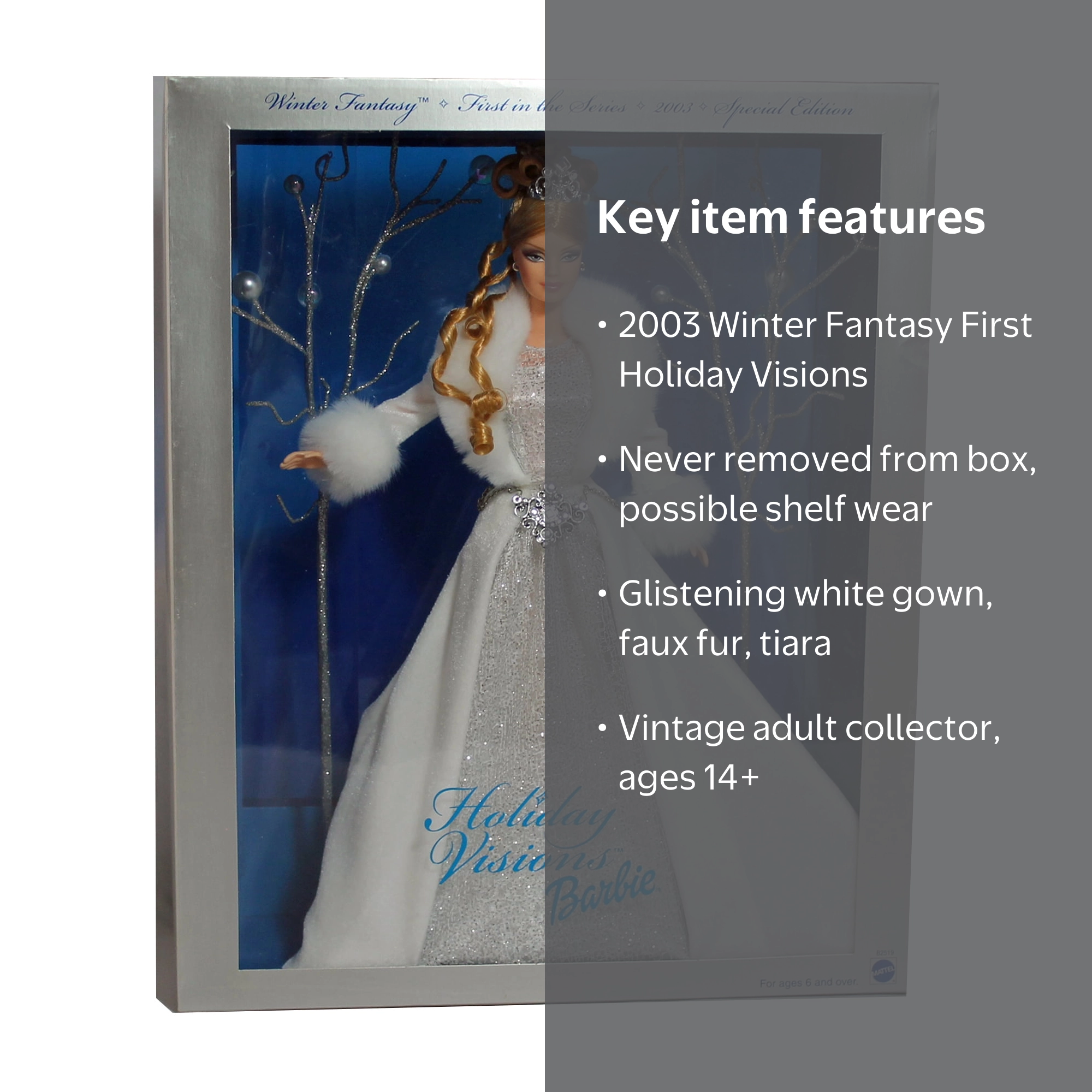 Holiday Visions Barbie Doll Winter Fantasy Special Edition 2003
