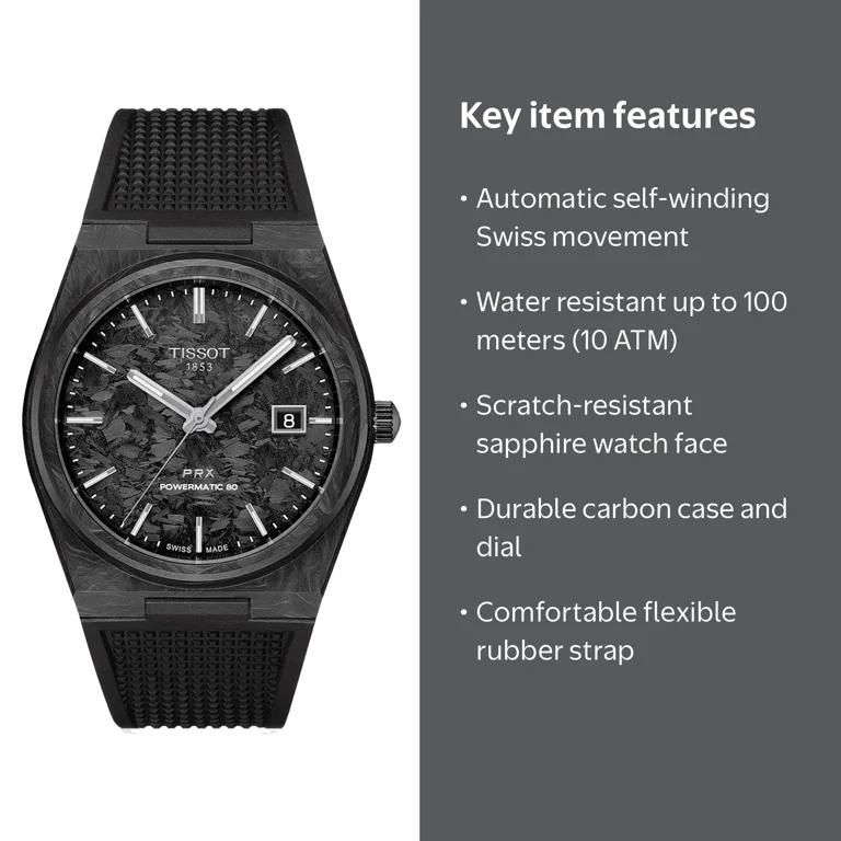 Tissot PRX Men's Automatic Chronograph Watch T137.907.97.201.00