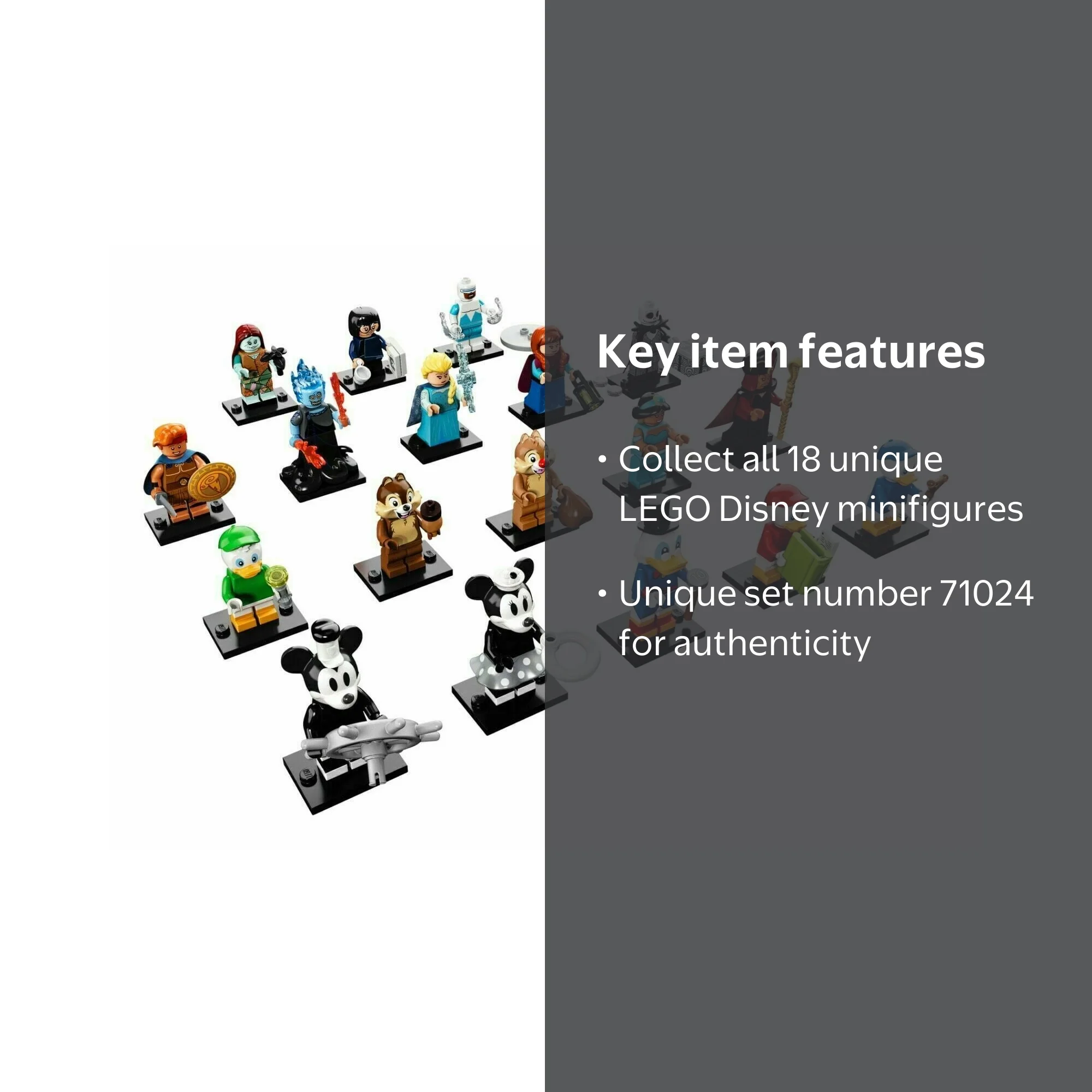 LEGO Disney Series 2 Collectible Minifigures Complete Set of 18