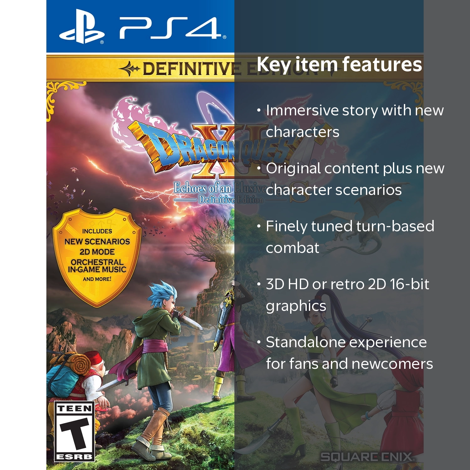 Square Enix DRAGON QUEST XI S Echoes of an Elusive Age Definitive