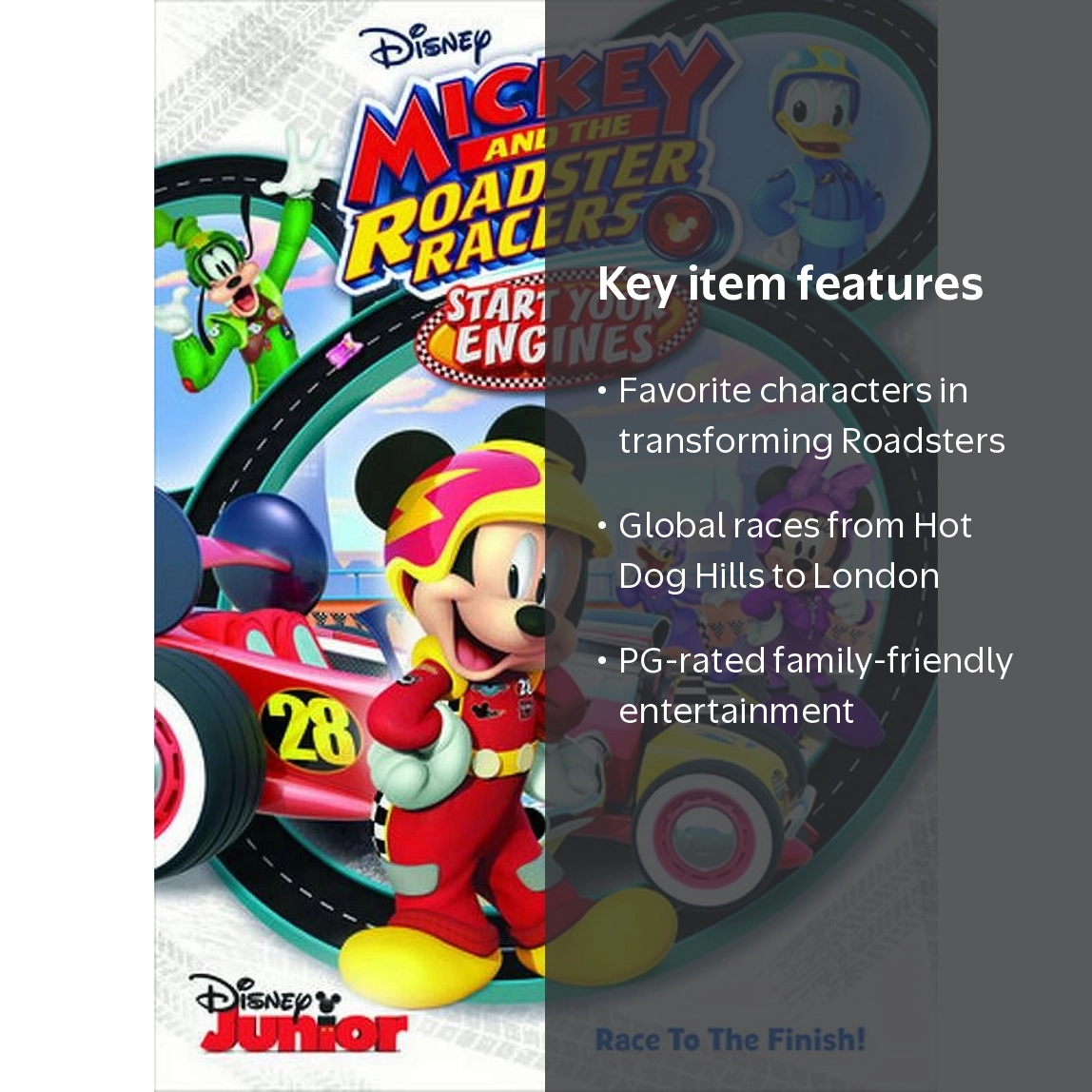 Mickey and the Roadster Racers: Start Your Engines (DVD), Walt