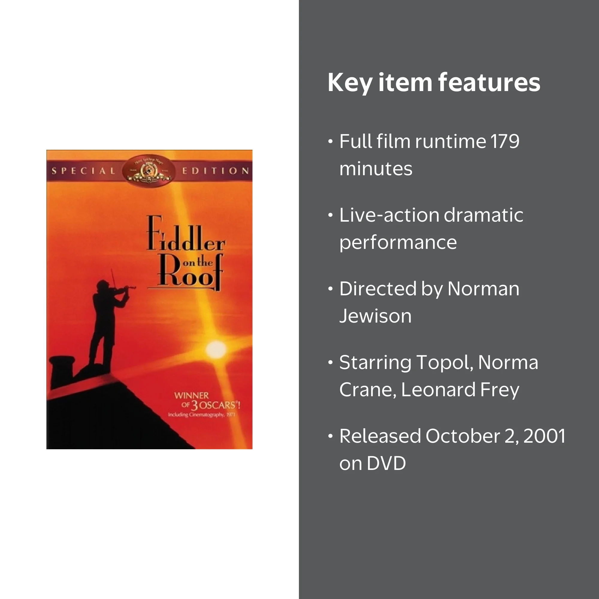Become a Better Fiddler [DVD](中古品) SDS, DVD, Fiddler On the Roof, Live-action Musical Film - Walmart.com