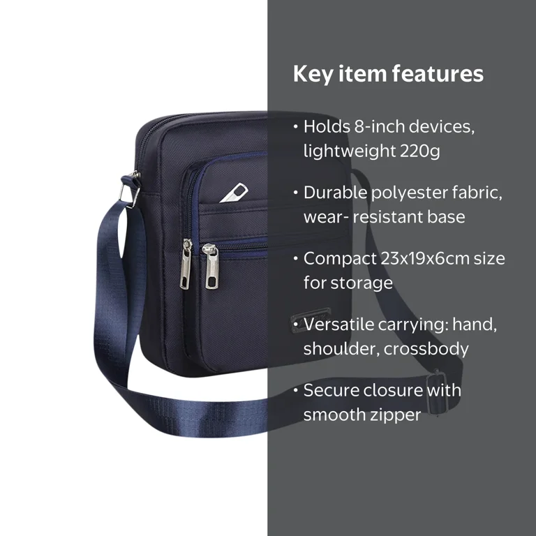 crossbody travel bag men's LIOR for Men Casual Cross Body Purse Messenger Bag Lightweight Casual Shoulder Bag For College Work Workout The Mens Crossbody Travel Bag Kiyazu combines sleek design Men Leather Bag, Black Sling