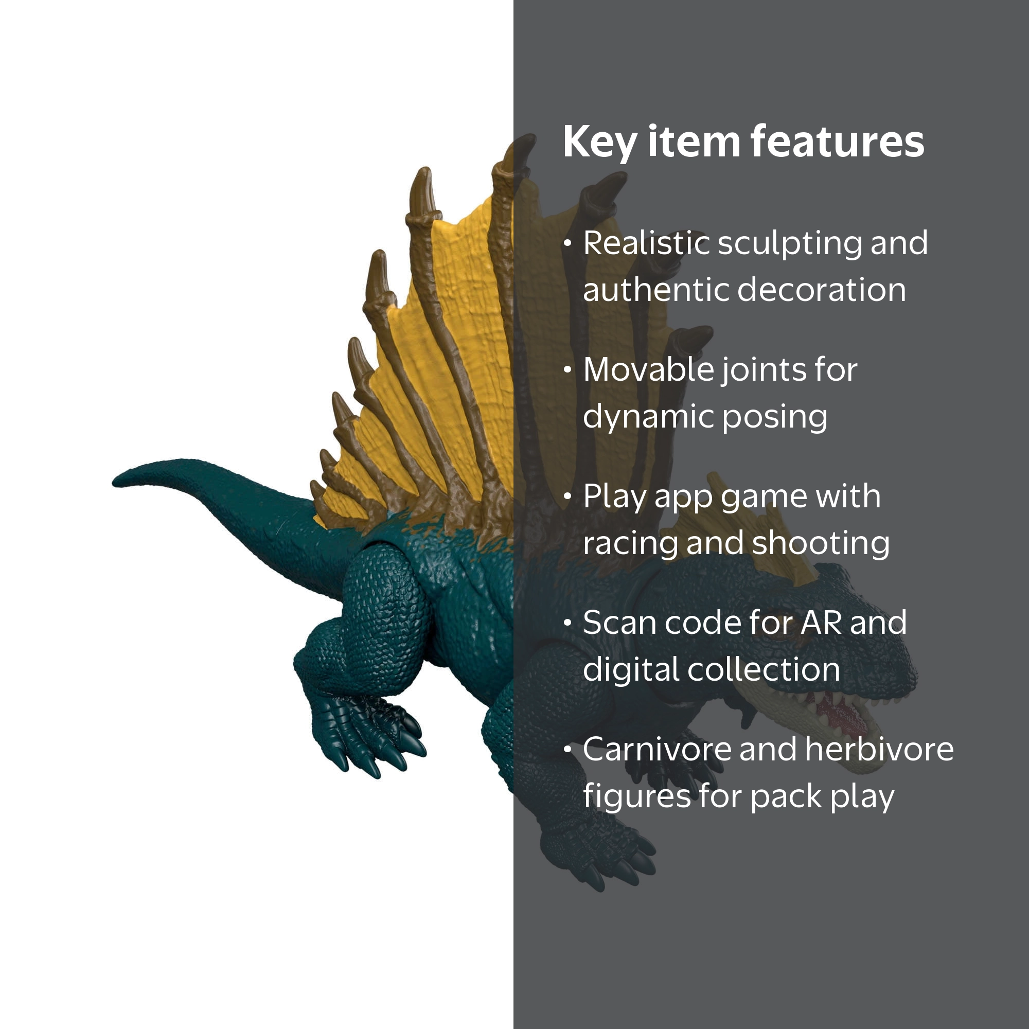 Jurassic World Frenzy Pack Dimetrodon Dinosaur Figure, Toy