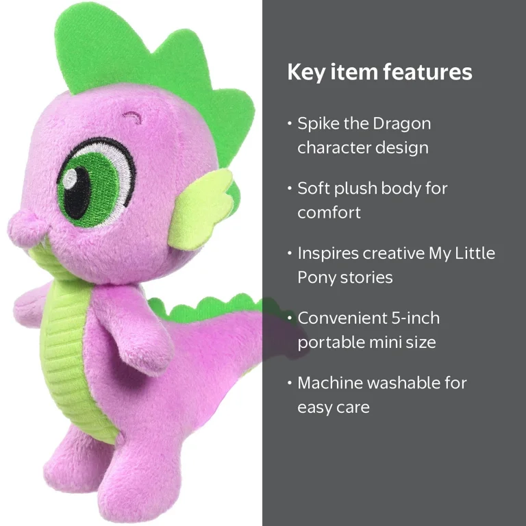 My Little Pony Friendship Magic - Small Stuffed Animal Toy, Spike