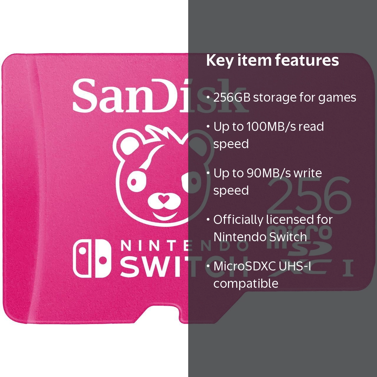 Nintendo Switch 本体 microSD(256GB)付き SanDisk 256GB microSDXC Memory Card, Nintendo Switch Storage