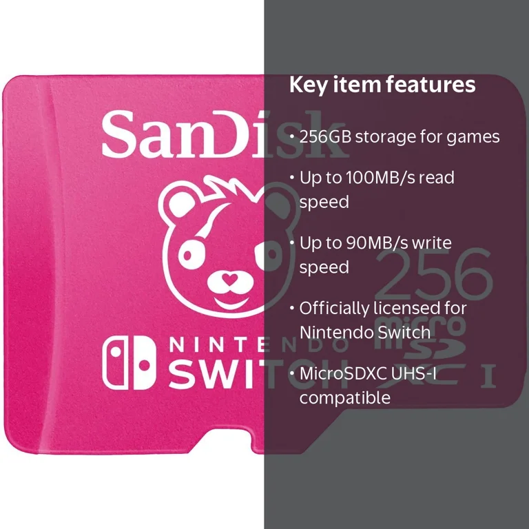 SanDisk 256GB microSDXC Memory Card, Nintendo Switch Storage