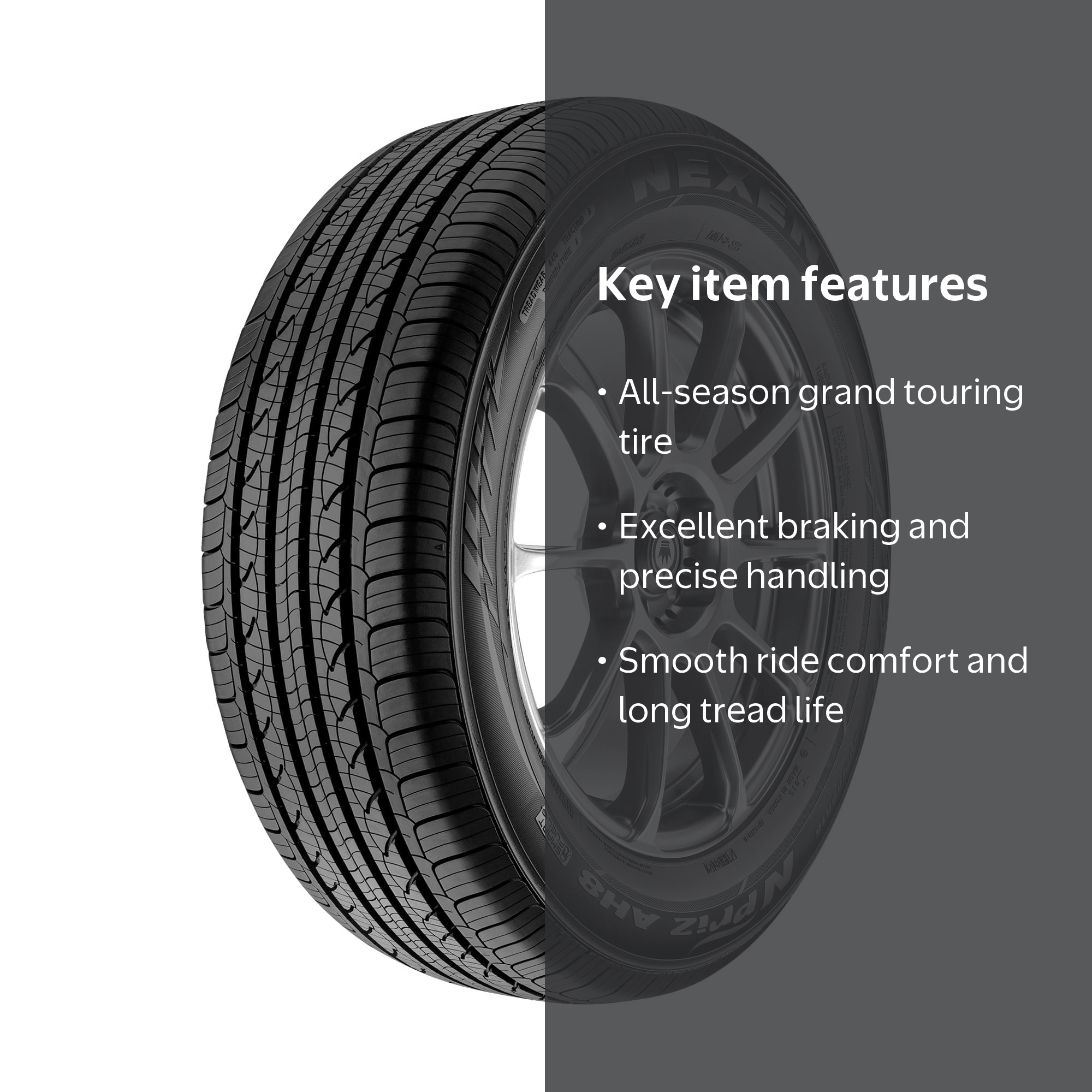 Nexen, Passenger Tire, 215/45R18 89V, All Season Performance