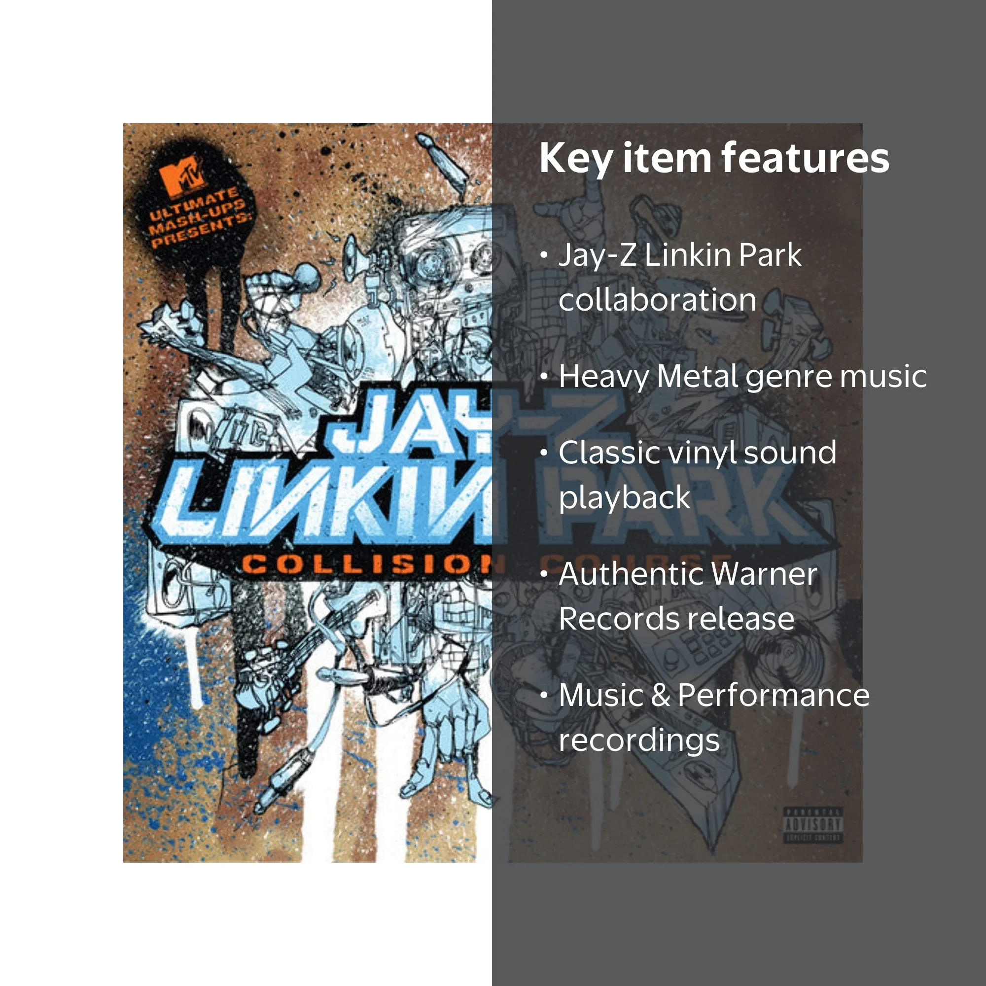 Warner Records, Vinyl, Jay-Z / Linkin Park - Collision Course