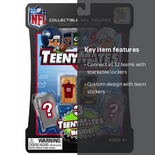 Party Animal NFL Series 4 TeenyMates Lockers - TeenyMates Toys