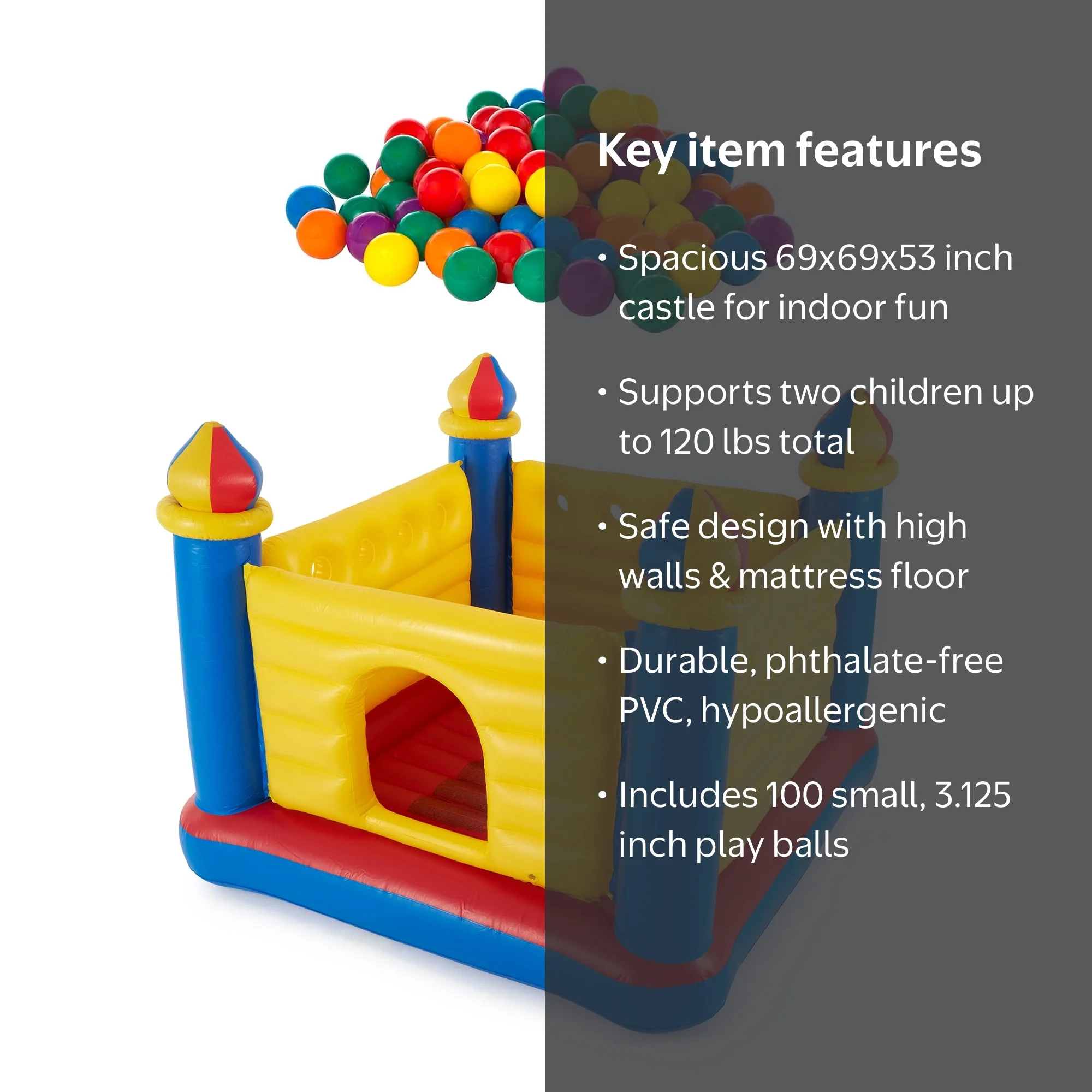 その他 TRACTR inc. INSIDE PARK BALLBOY NAITY Intex Inflatable Jump O Lene Ball Pit Outdoor Castle Bouncer w