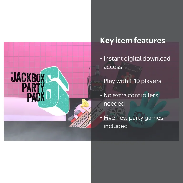 The Jackbox Party Pack 6 - Nintendo Switch [Digital] - Walmart.com