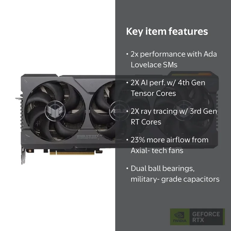 ASUS TUF Gaming GeForce RTX 4090 OC Edition Gaming Graphics Card
