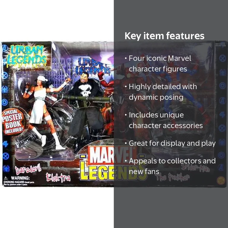 Marvel Legends Urban Legends Action Figure, 4 Packs - Walmart.com Marvel Legends Urban Legends Action Figure, 4 Packs - Walmart.com