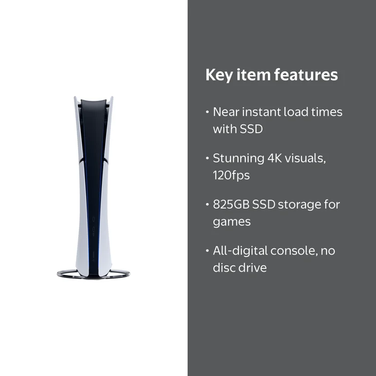 PlayStation 5 Digital Console Slim - 825GB - Walmart.com