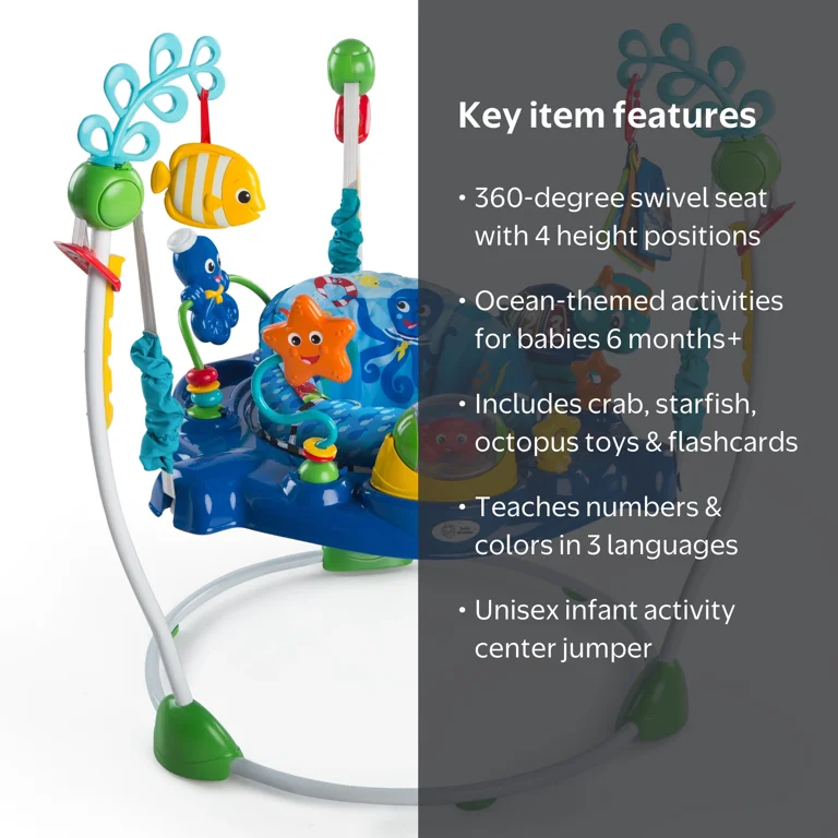 Baby Einstein, Baby Jumper, Neptune's Ocean Discovery, Ages 6