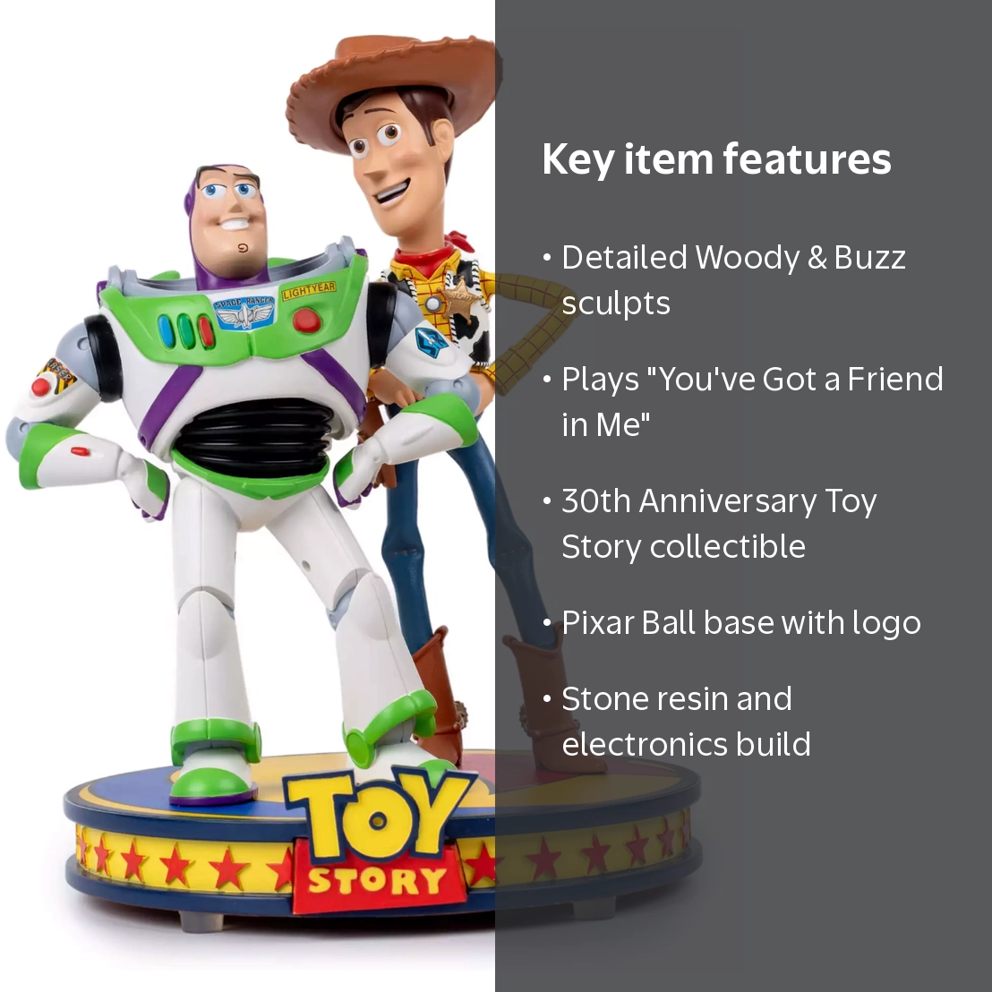 Disney Parks Woody and Buzz Lightyear Musical Figure Toy Story