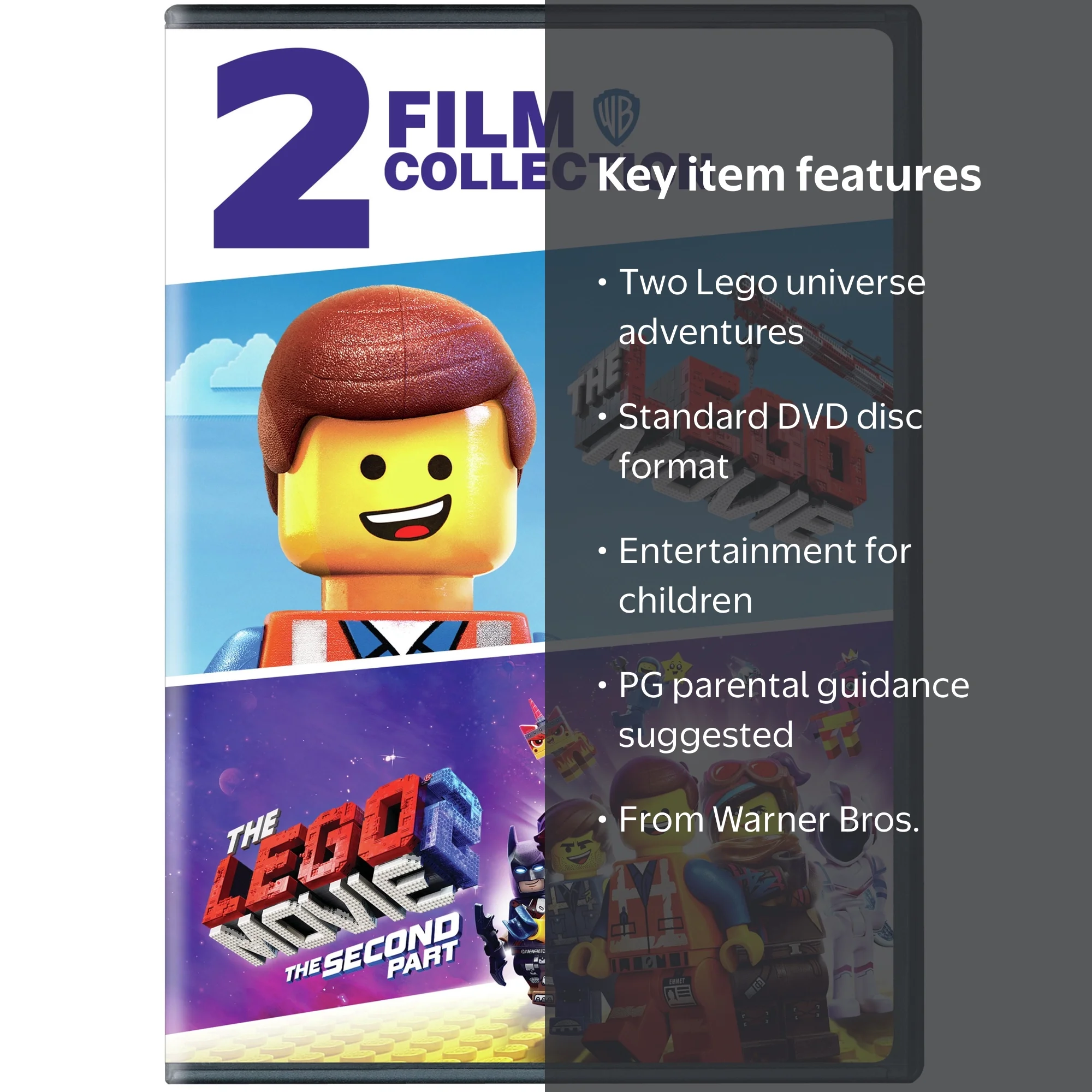 LEGO MOVIE/LEGO MOVIE 2-THE SECOND PART (DVD/DBFE) - Walmart.com