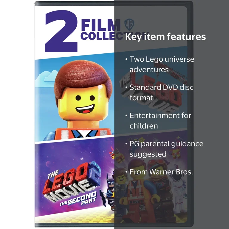 LEGO MOVIE/LEGO MOVIE 2-THE SECOND PART (DVD/DBFE) - Walmart.com