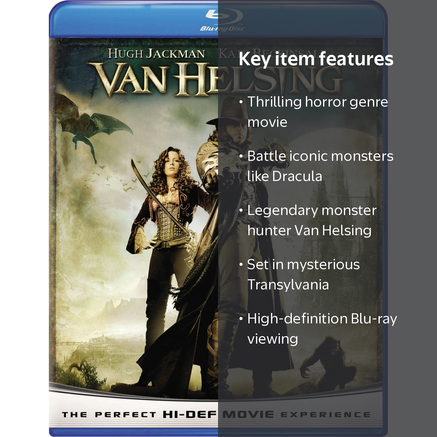 ビバレン BluRay Universal Studios, Van Helsing, PG-13 Blu-ray, Monster Horror