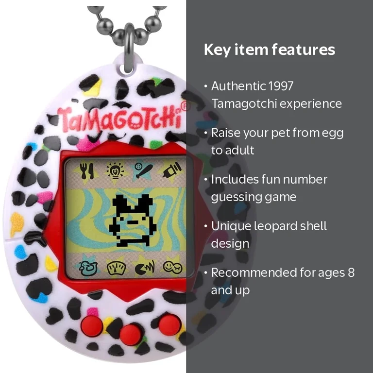 Tamagotchi Original - Leopard (Updated Logo) - Walmart.com