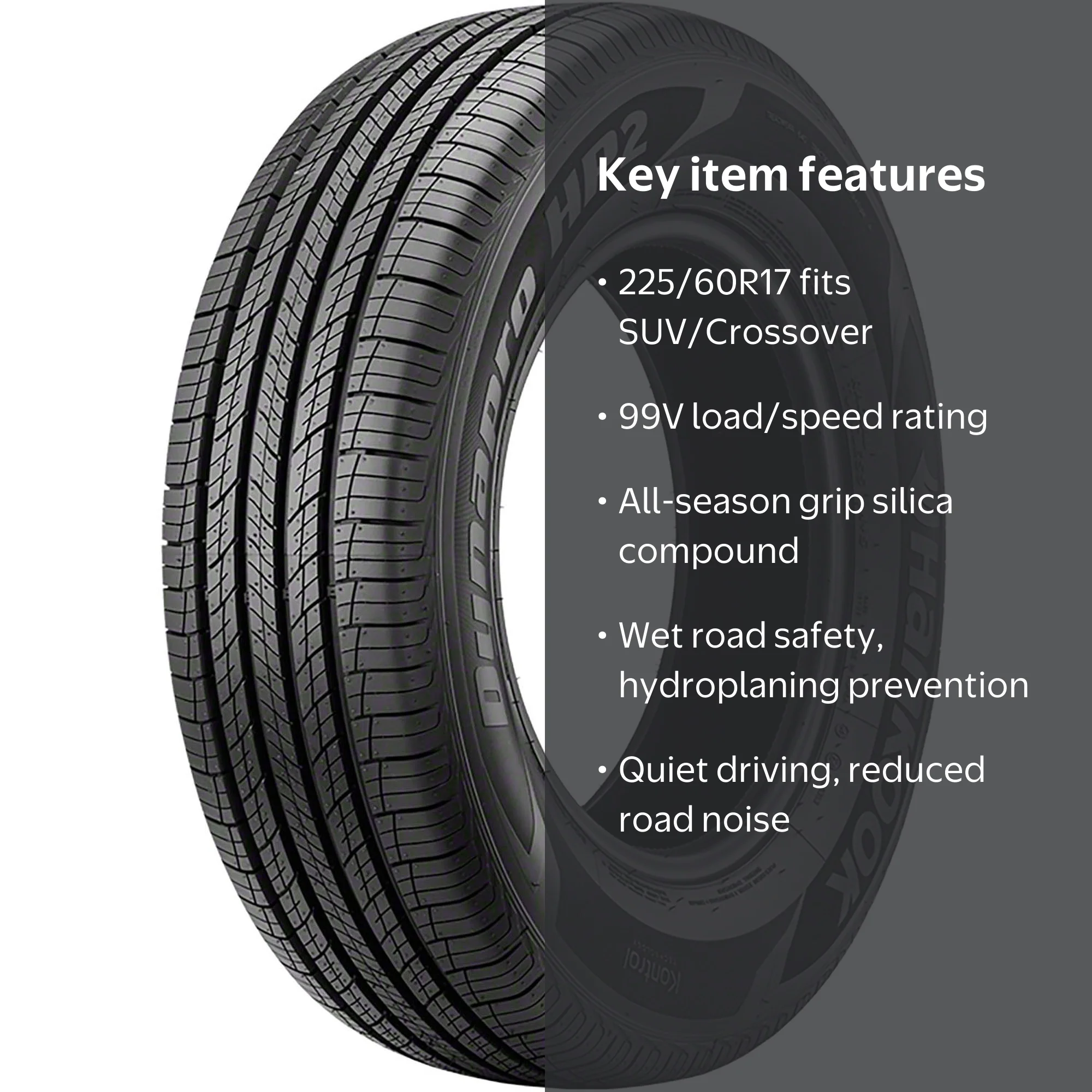 Hankook Dynapro HP2 (RA33) 225/60R17 99V All-Season Performance