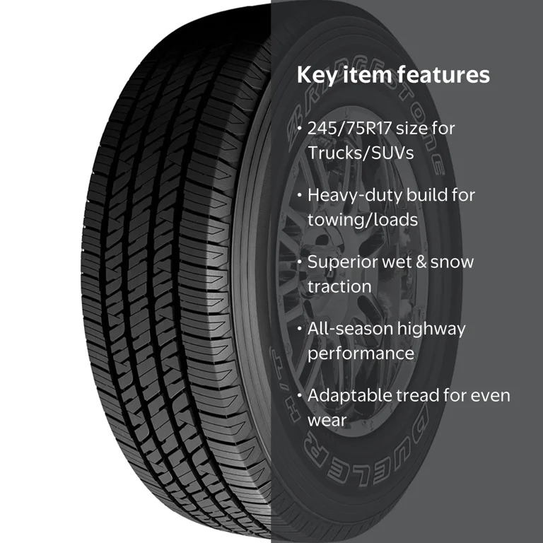 Bridgestone Dueler H/T 685 245/75R17 112 T Tire - Walmart.com