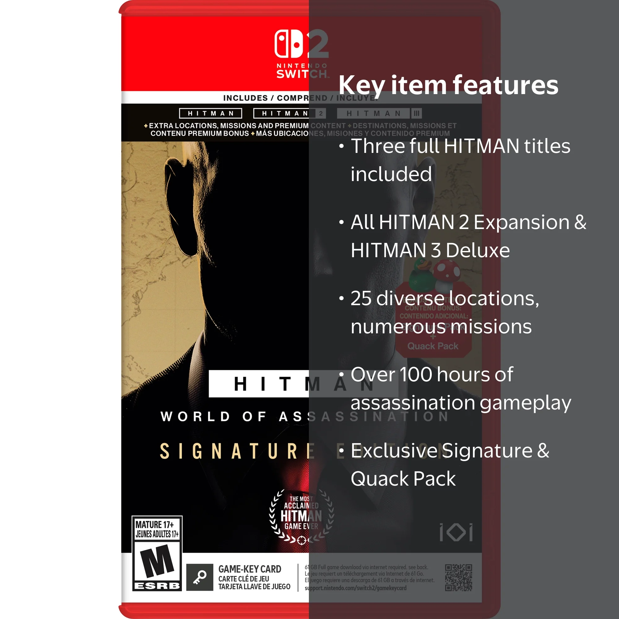 HITMAN World of Assassination Signature Edition - Nintendo Switch